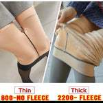 Vastana - Fake Doorschijnende, Warme Fleece Panty