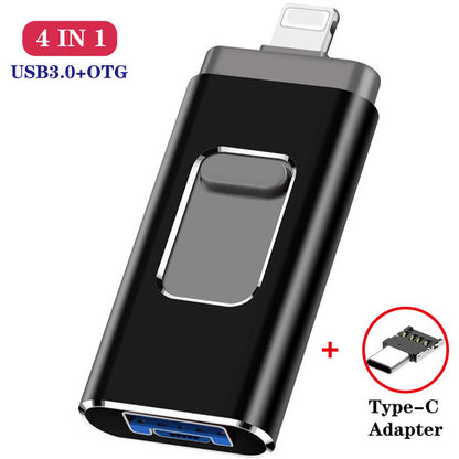 4 in 1 Flashdrive | Geen last meer van een volle telefoon!